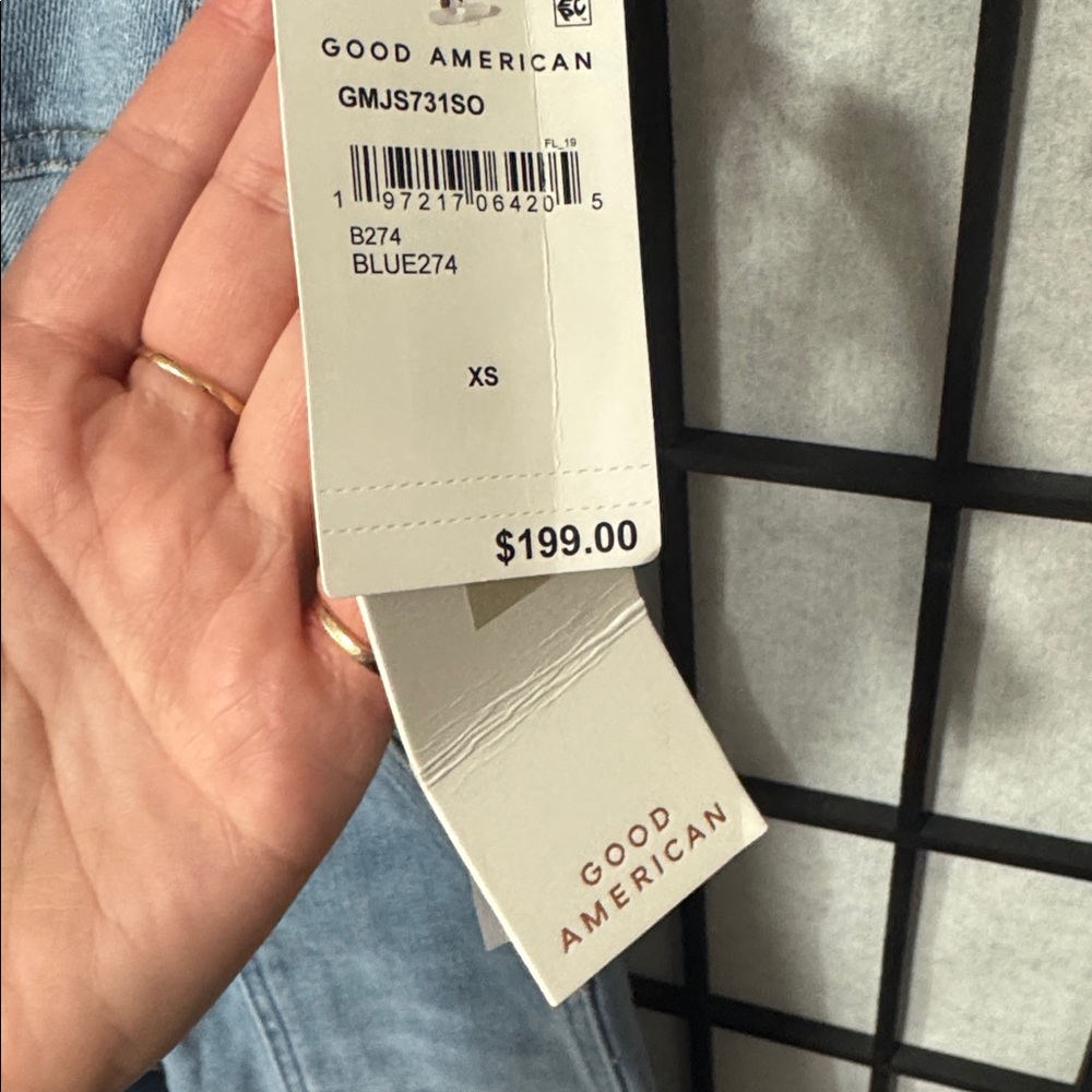 Good American XS – Fit For Success Denim Jumpsuit - Picture 6 of 9